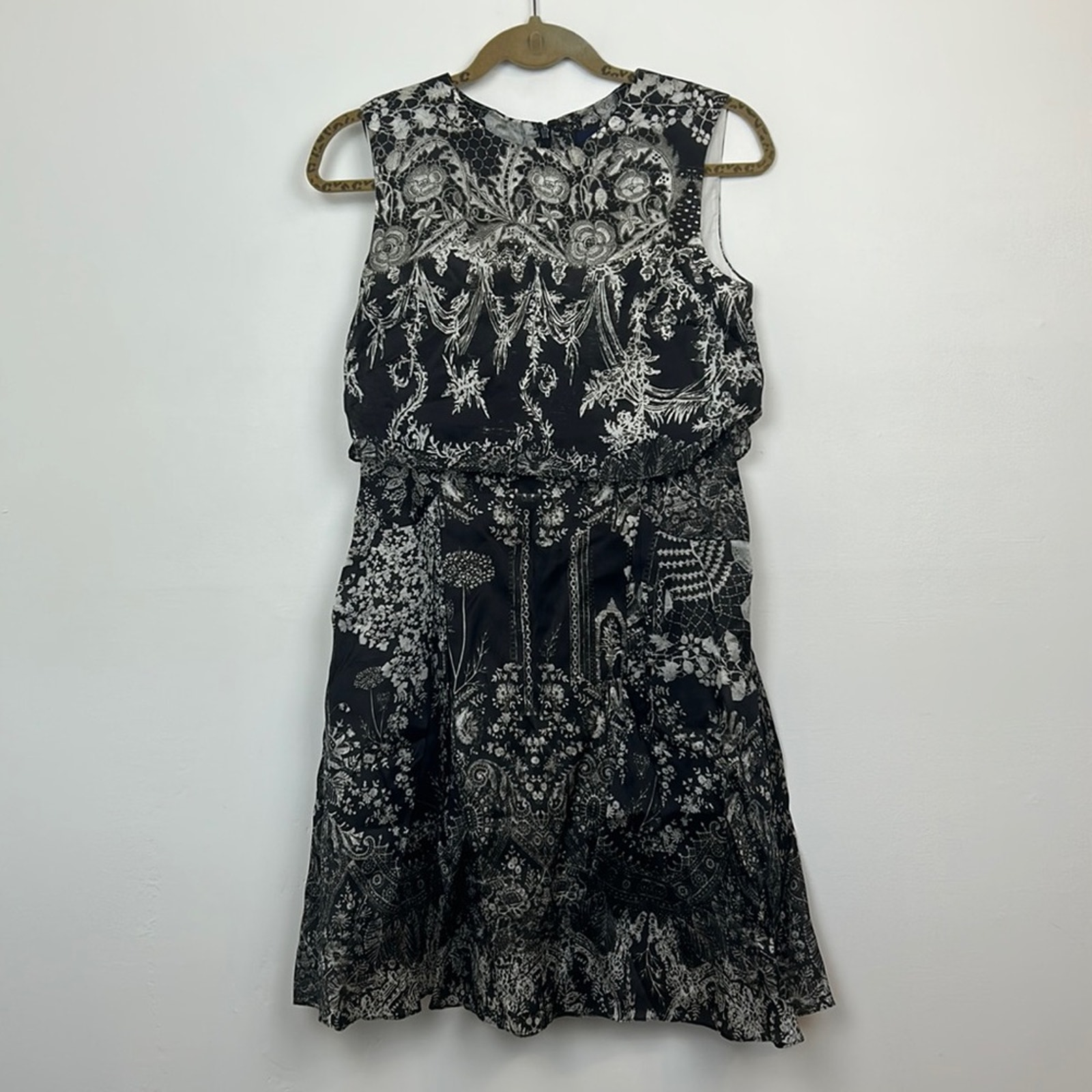 Marchesa Notte Silk Printed Mini Dress